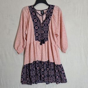 Bodeau Tiered Boho dress  Sz  Small
